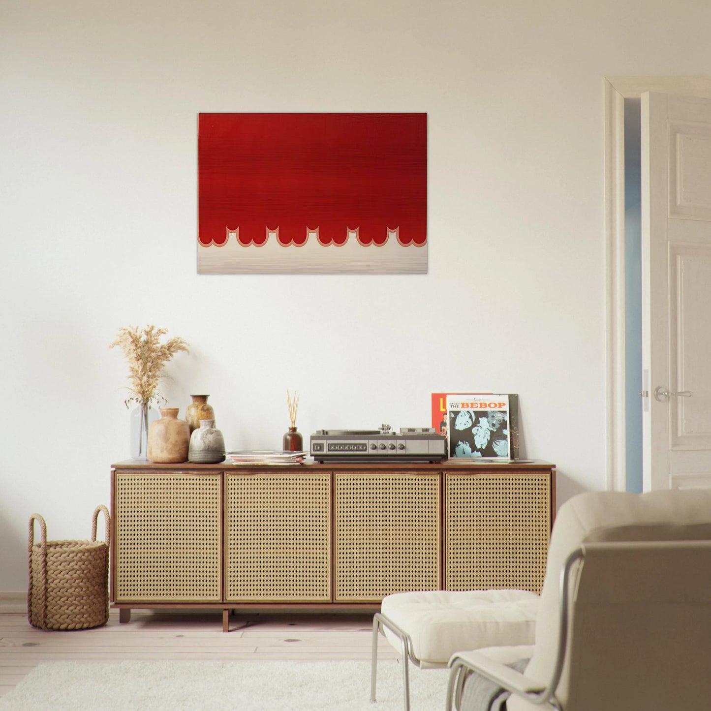 Interior - 1983 - Thomas Downing Brushed Aluminum Print - 70x100 cm / 28x40 inches | Thomas Downing Aluminum Print | Thomas Downing Prints