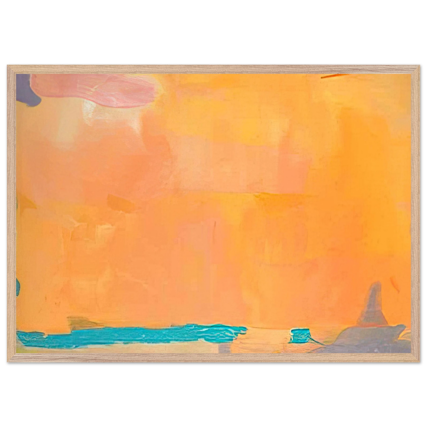 Helen Frankenthaler - Royal Fireworks - 1975 Wall art - 50x70 cm / 20x28 inches - Fine Art Poster-canvas - -