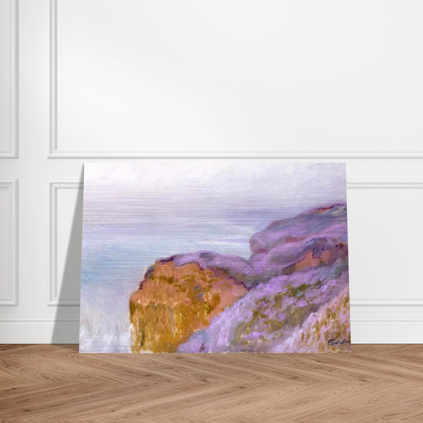At Val Saint-Nicolas, near Dieppe - claude monet Brushed Aluminum Print - 70x100 cm / 28x40 inches | claude monet Aluminum Print | claude monet Prints