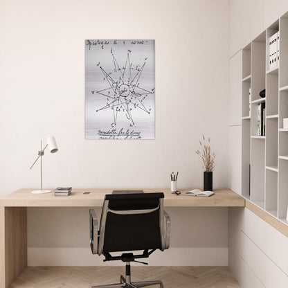 Spicologia di 1 Uomo - 1919 Italy - Benedetta Cappa Brushed Aluminum Print - 70x100 cm / 28x40 inches | Benedetta Cappa Aluminum Print | Benedetta Cappa Prints