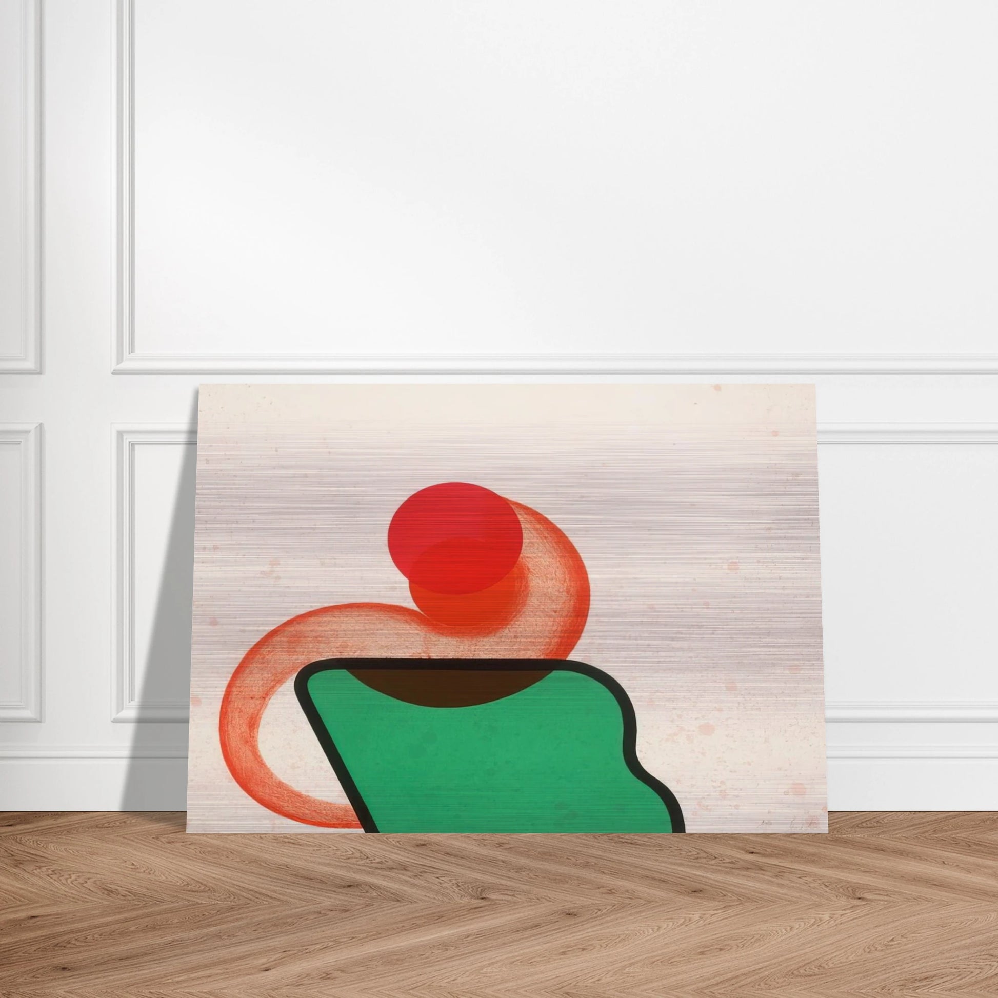 Bedroom - 1968 - Howard Hodgkin Brushed Aluminum Print - 70x100 cm / 28x40 inches | Howard Hodgkin Aluminum Print | Howard Hodgkin Prints