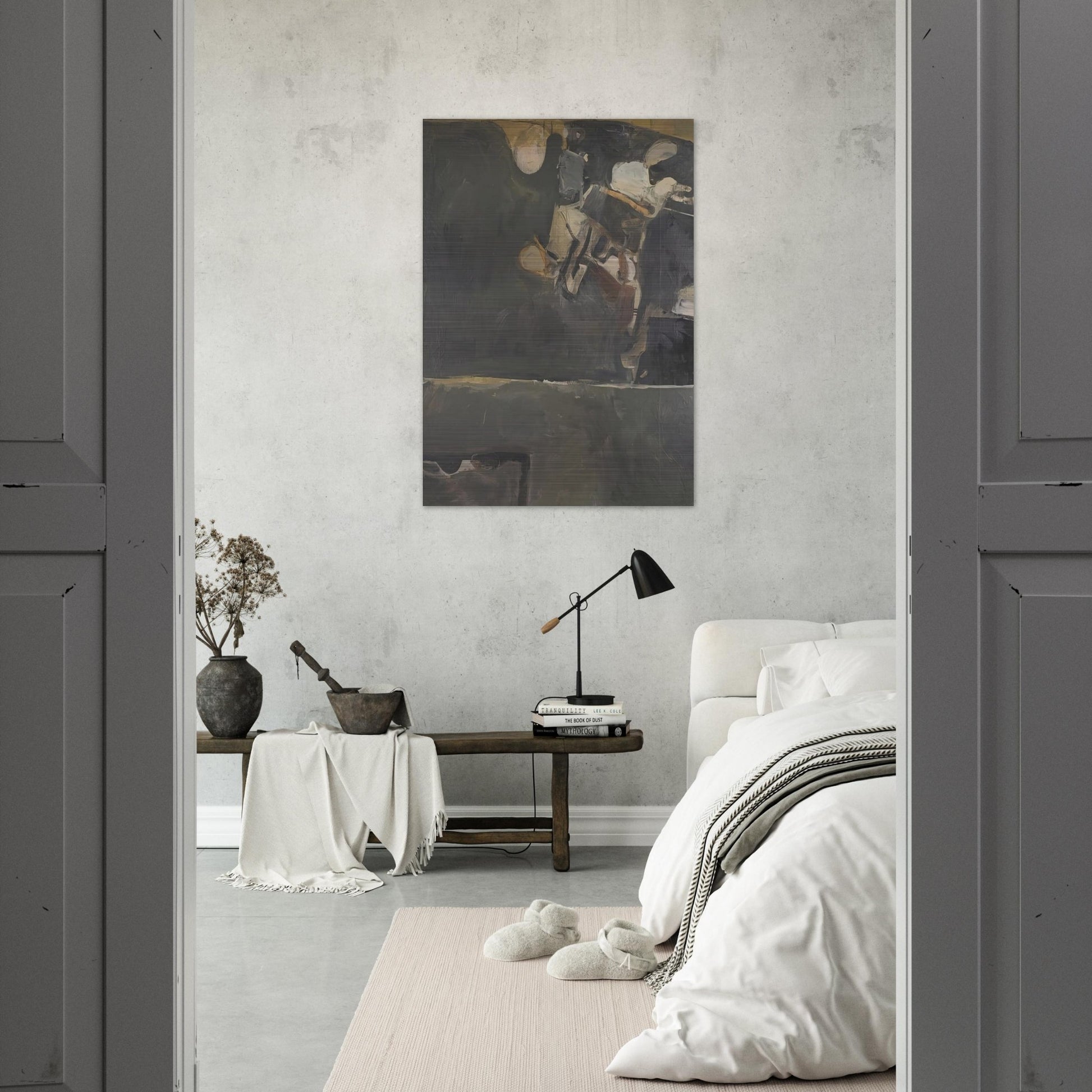 Berkeley #20 - Richard Diebenkorn Brushed Aluminum Print - 70x100 cm / 28x40 inches | Richard Diebenkorn Aluminum Print | Richard Diebenkorn Prints
