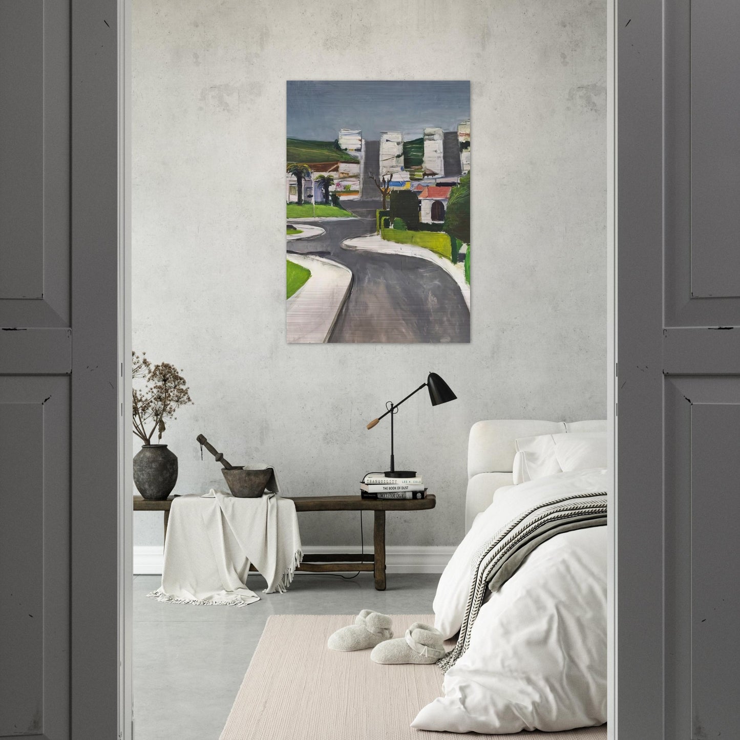 Ingleside - Richard Diebenkorn Brushed Aluminum Print - 70x100 cm / 28x40 inches | Richard Diebenkorn Aluminum Print | Richard Diebenkorn Prints