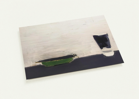 Nature morte au verre - 1954 By Nicolas de Stael Pack of 10 Post Cards | Nicolas de Stael Post Cards | A6 (10.5 x 14.8 cm) - 4.1 x 5.8 inches
