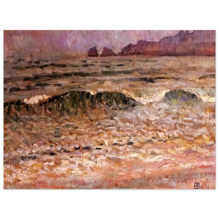 Theo van Rysselberghe - RAIN JERSEY 1907  75x100 cm / 30x40inches Fine Art Poster