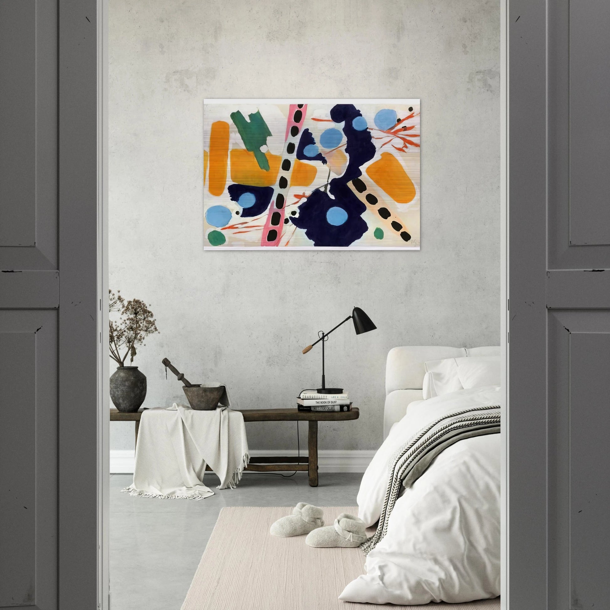 Untitled - 1954 - Ernst Wilhelm Nay Brushed Aluminum Print - 70x100 cm / 28x40 inches | Ernst Wilhelm Nay Aluminum Print | Ernst Wilhelm Nay Prints