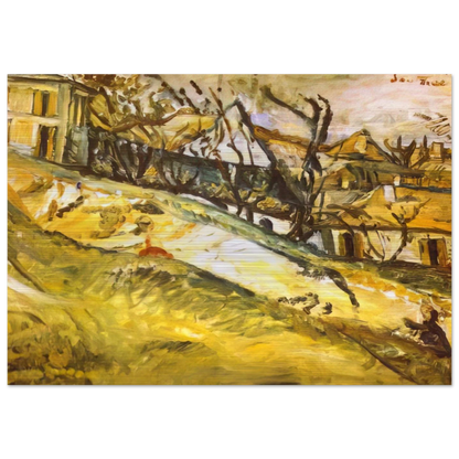 LANDSCAPE 1 - Chaim Soutine Brushed Aluminum Print - 70x100 cm / 28x40 inches | Chaim Soutine Aluminum Print | Chaim Soutine Prints
