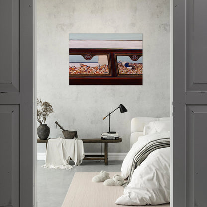 Candy Counter - 1963 - Wayne Thiebaud Brushed Aluminum Print - 70x100 cm / 28x40 inches | Wayne Thiebaud Aluminum Print | Wayne Thiebaud Prints