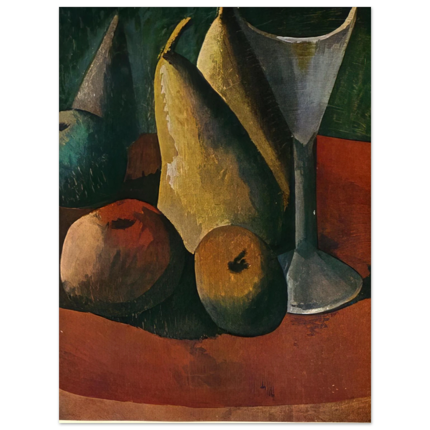 Pablo Picasso - Glass and fruits  75x100 cm / 30x40inches Fine Art Poster