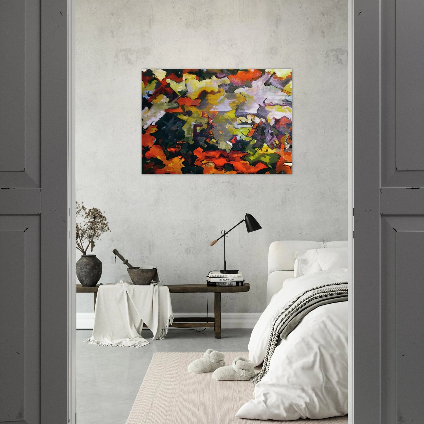 ABSTRACT LANDSCAPE 1950 - Audrey Flack Brushed Aluminum Print - 70x100 cm / 28x40 inches | Audrey Flack Aluminum Print | Audrey Flack Prints