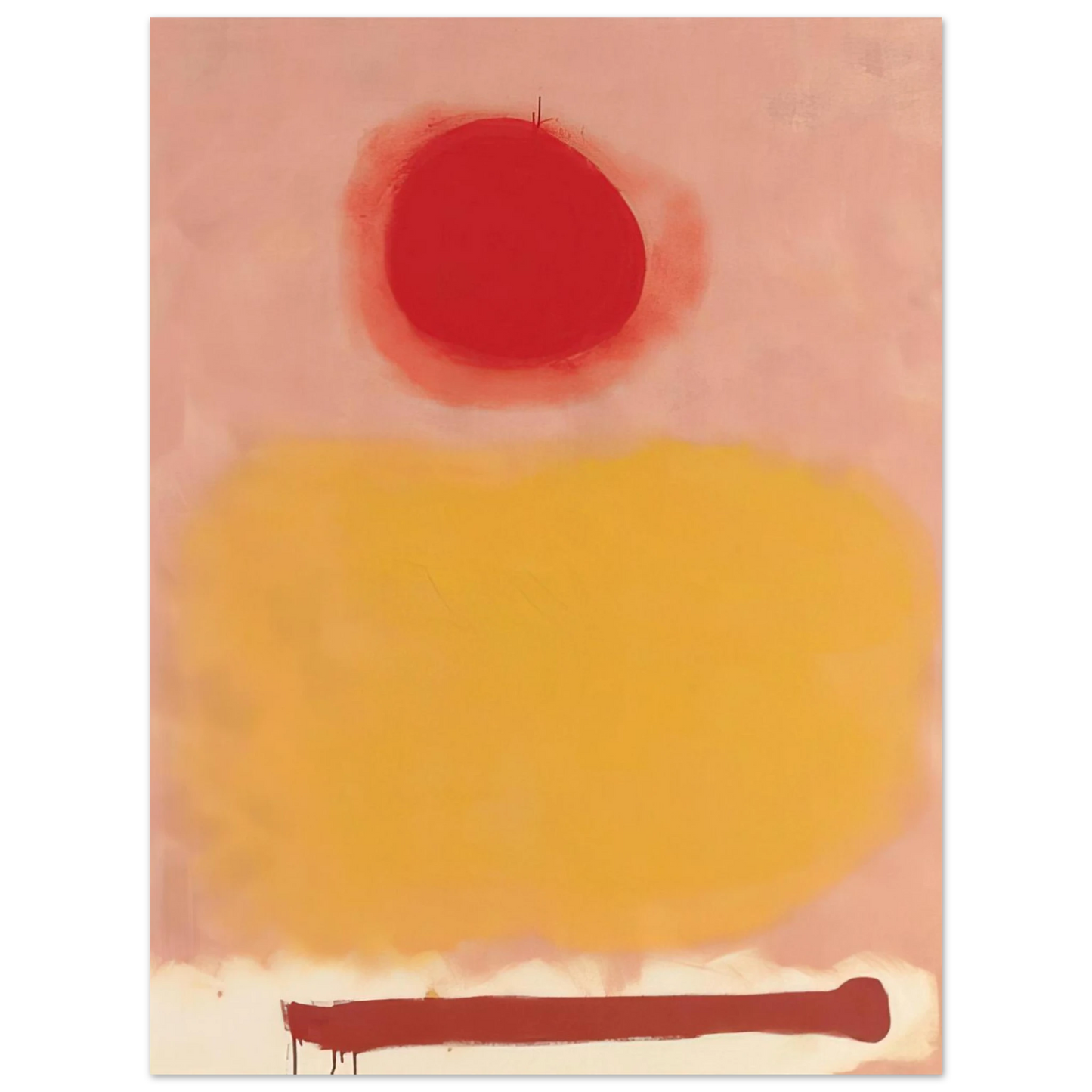 Adolph Gottlieb - Amorphous - 1973  75x100 cm / 30x40inches Fine Art Poster