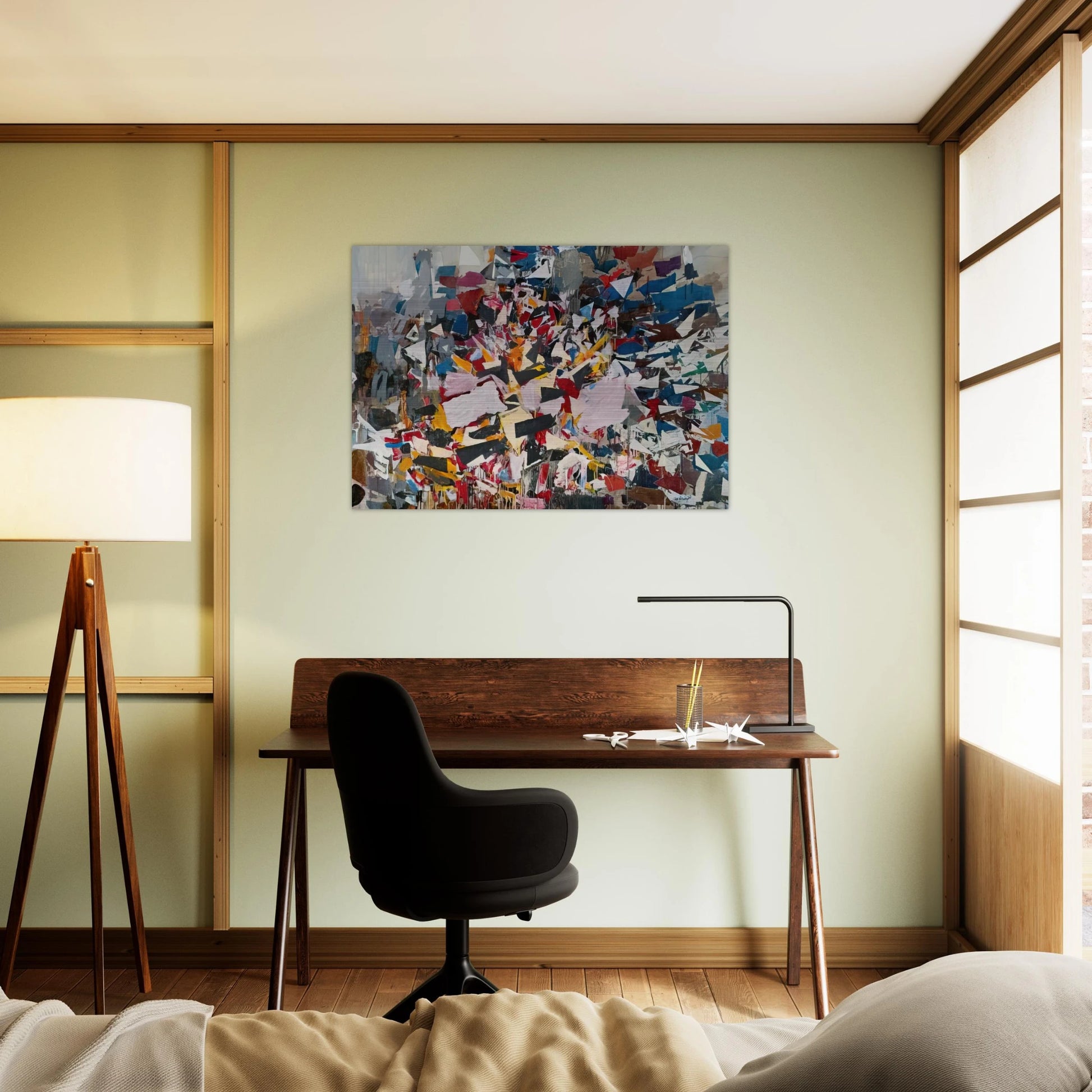 Upward Direction - 1988 - Robert Goodnough Brushed Aluminum Print - 70x100 cm / 28x40 inches | Robert Goodnough Aluminum Print | Robert Goodnough Prints