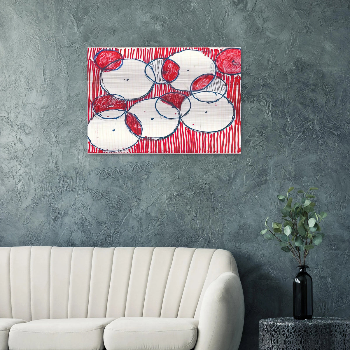 BE CALME OCTOBER 1ST 31ST 2004 - Louise Bourgeois Brushed Aluminum Print - 70x100 cm / 28x40 inches | Louise Bourgeois Aluminum Print | Louise Bourgeois Prints
