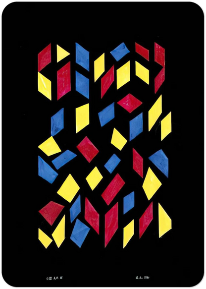 ORCHESTRA III 1980 By Anni Albers Pack of 10 Post Cards | Anni Albers Post Cards | A6 (10.5 x 14.8 cm) - 4.1 x 5.8 inches