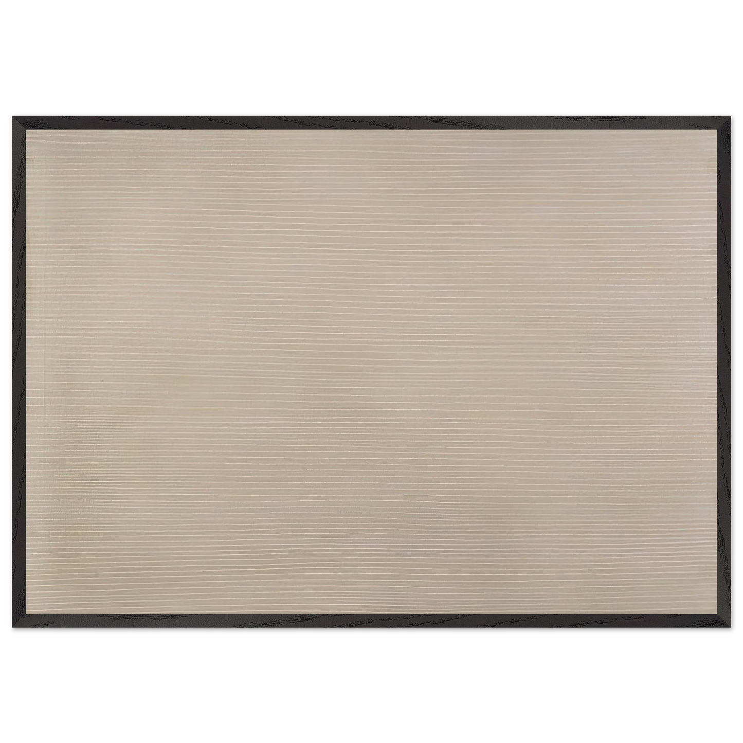Peach Glow - 1958 - Gene Davis 70x100 cm / 28x40 inches Framed Art Print – Black Wooden Frame