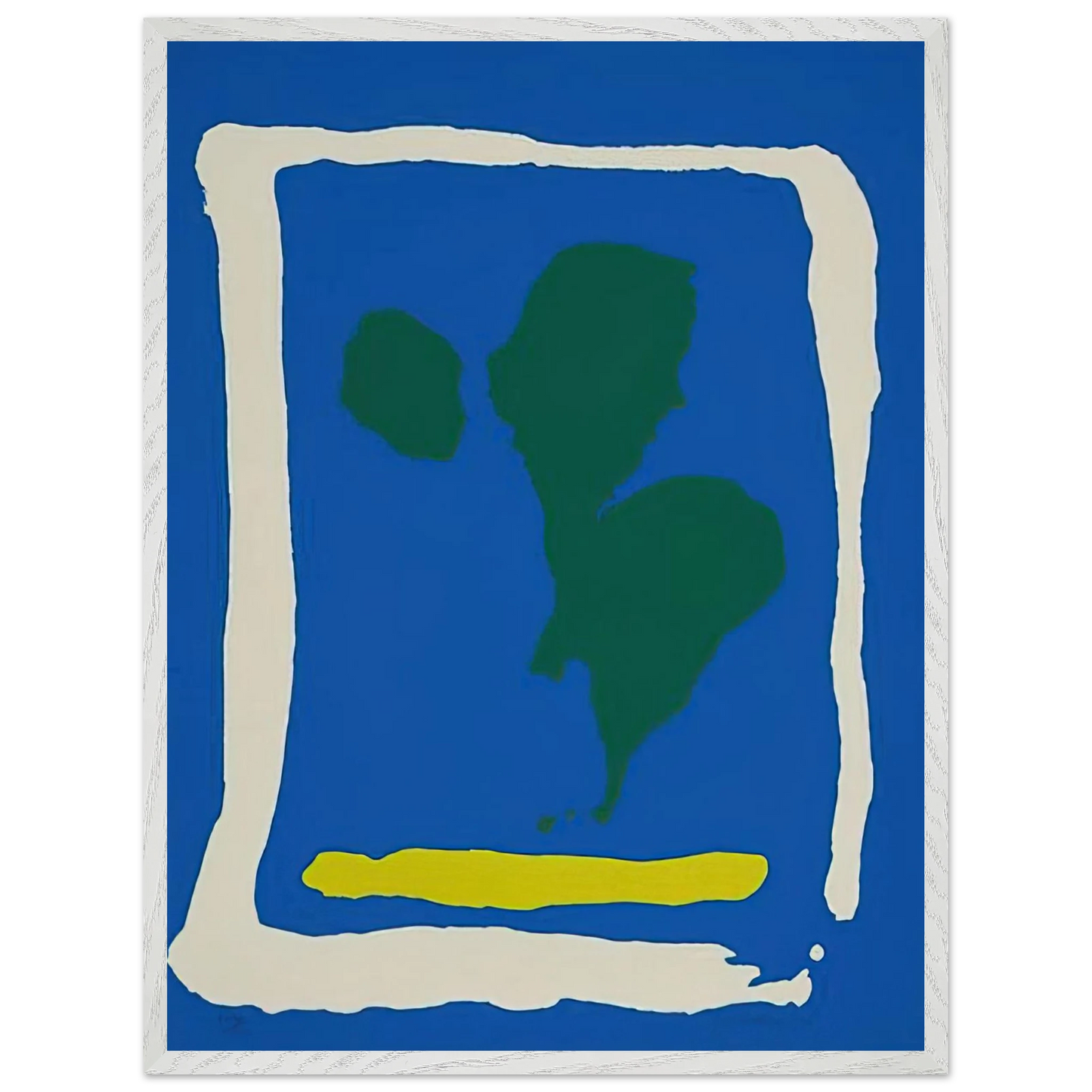 Helen Frankenthaler - Air Frame - 1965 Wall art - 27x35 cm / 11x14 inches - Fine Art Poster-canvas - -