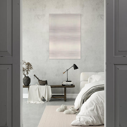 The Peach - Agnes Martin Brushed Aluminum Print - 70x100 cm / 28x40 inches | Agnes Martin Aluminum Print | Agnes Martin Prints
