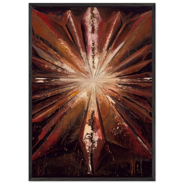 Jay DeFeoBIGThe Jewel - Jay DeFeo 70x100 cm / 28x40 inches Framed Art Print – Black Wooden Frame