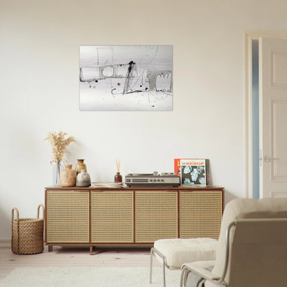 Cross Fire - 1981 - Gene Davis Brushed Aluminum Print - 70x100 cm / 28x40 inches | Gene Davis Aluminum Print | Gene Davis Prints