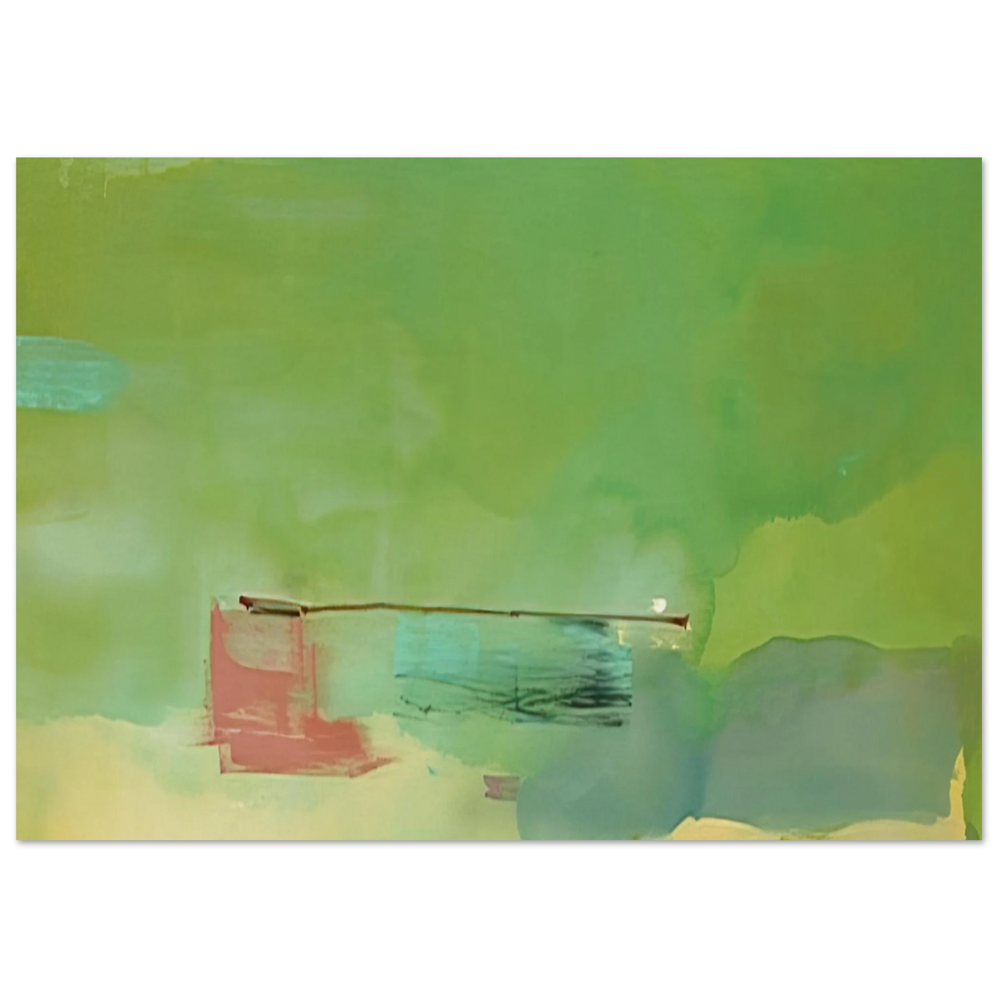 Helen Frankenthaler - Springscape - 1975 Wall art - A3 (29.7 x 42  cm) - Fine Art Poster - -