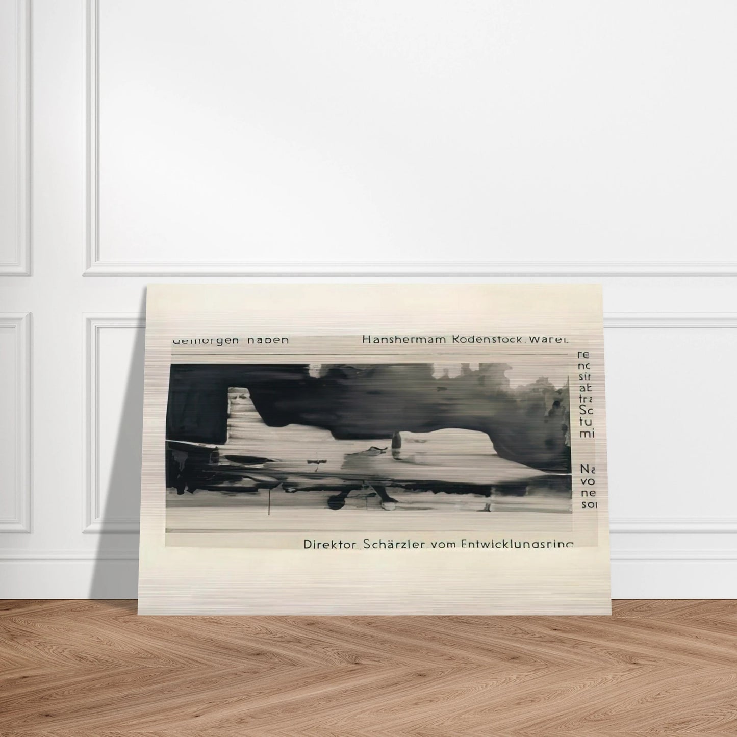 SCHARZLER 1964 - Gerhard Richter Brushed Aluminum Print - 70x100 cm / 28x40 inches | Gerhard Richter Aluminum Print | Gerhard Richter Prints