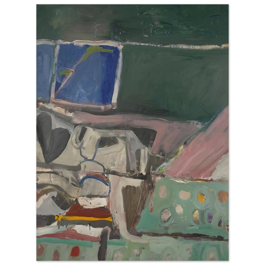 Richard Diebenkorn - Berkeley #58  75x100 cm / 30x40inches Fine Art Poster
