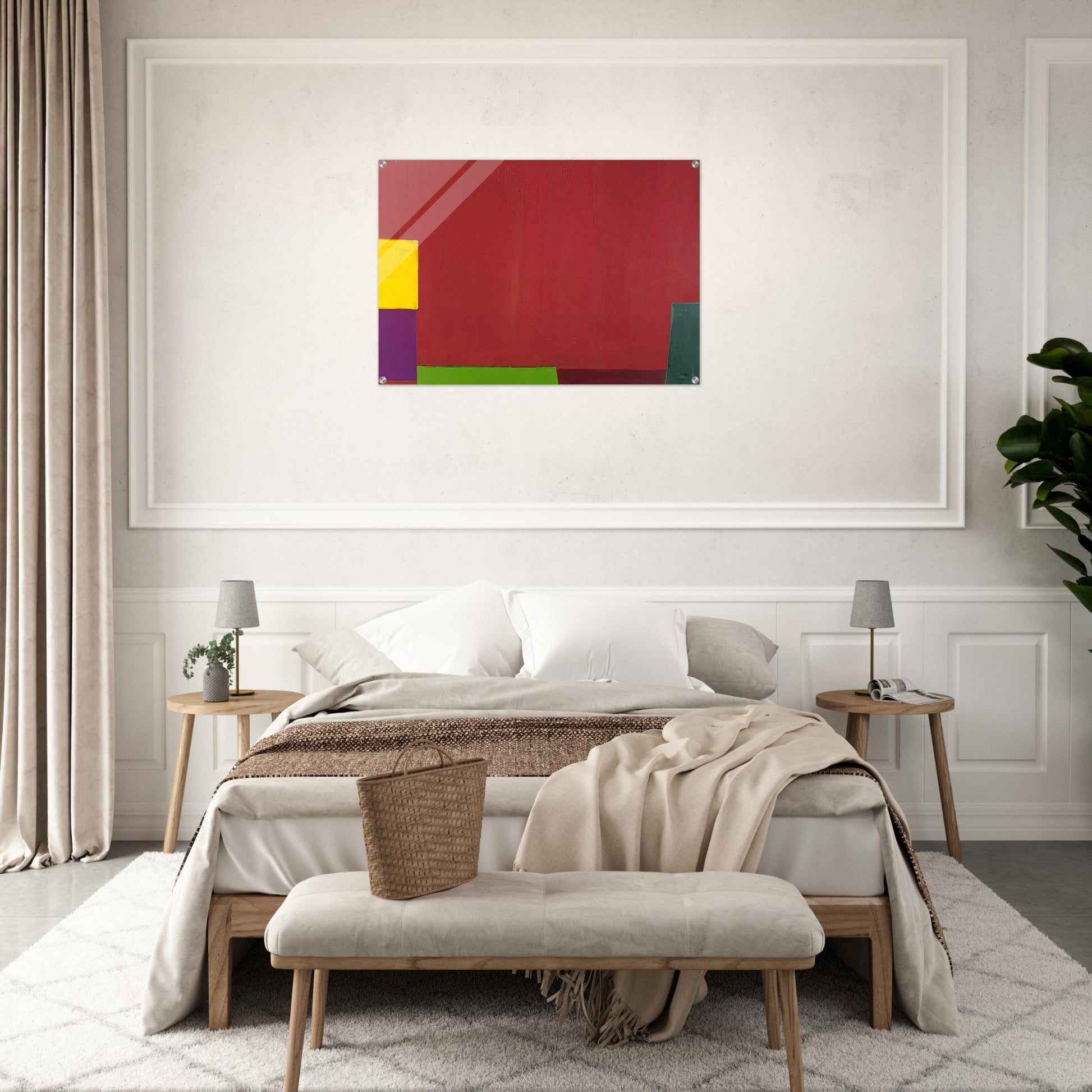 18.6.65 - 1965 - John Hoyland Acrylic Print - 70x100 cm / 28x40″ inches