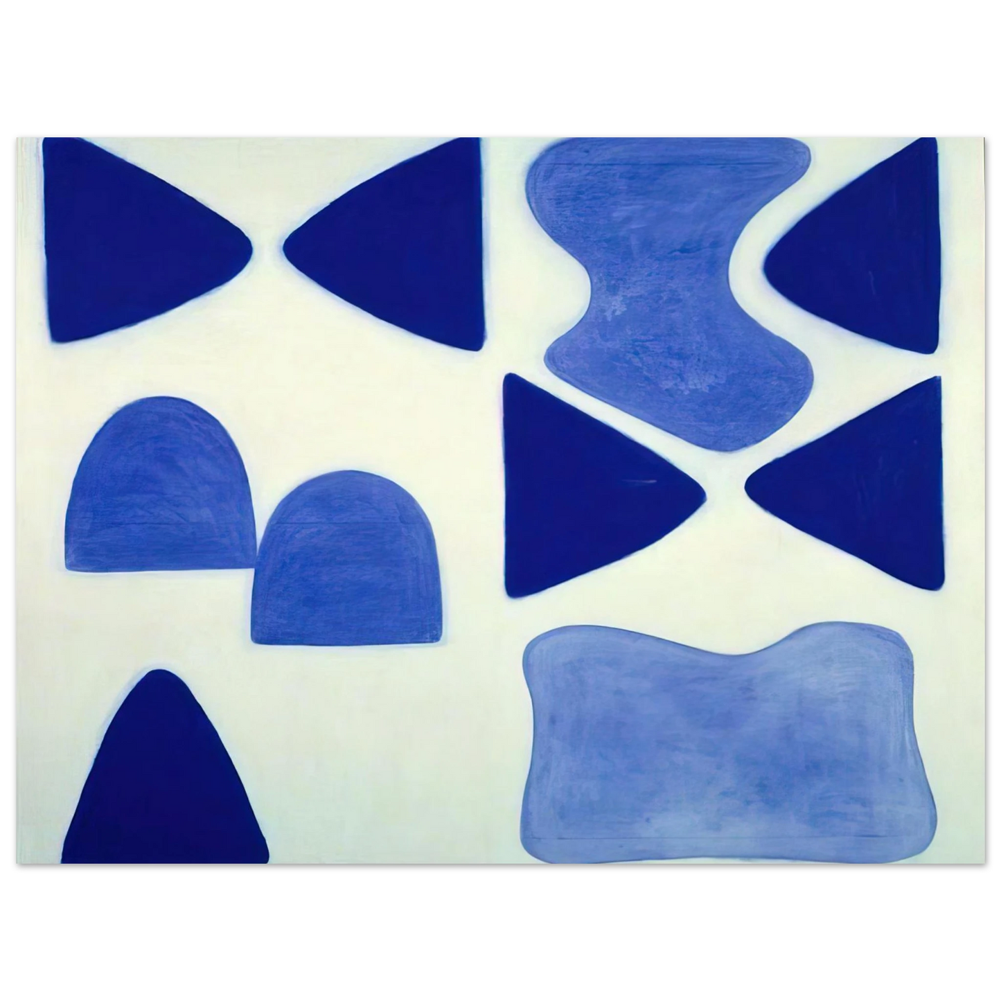William Scott - Berlin Blues 4 - 1965  75x100 cm / 30x40inches Fine Art Poster