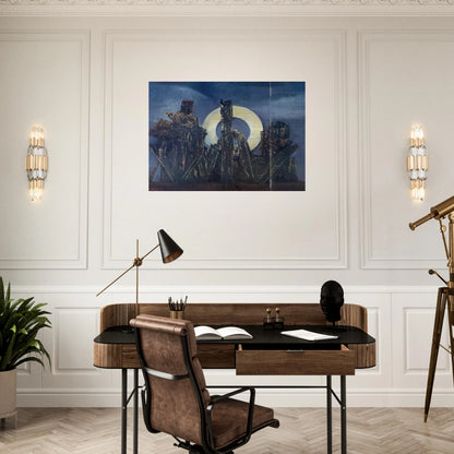 The large forest - Max Ernst Brushed Aluminum Print - 70x100 cm / 28x40 inches | Max Ernst Aluminum Print | Max Ernst Prints