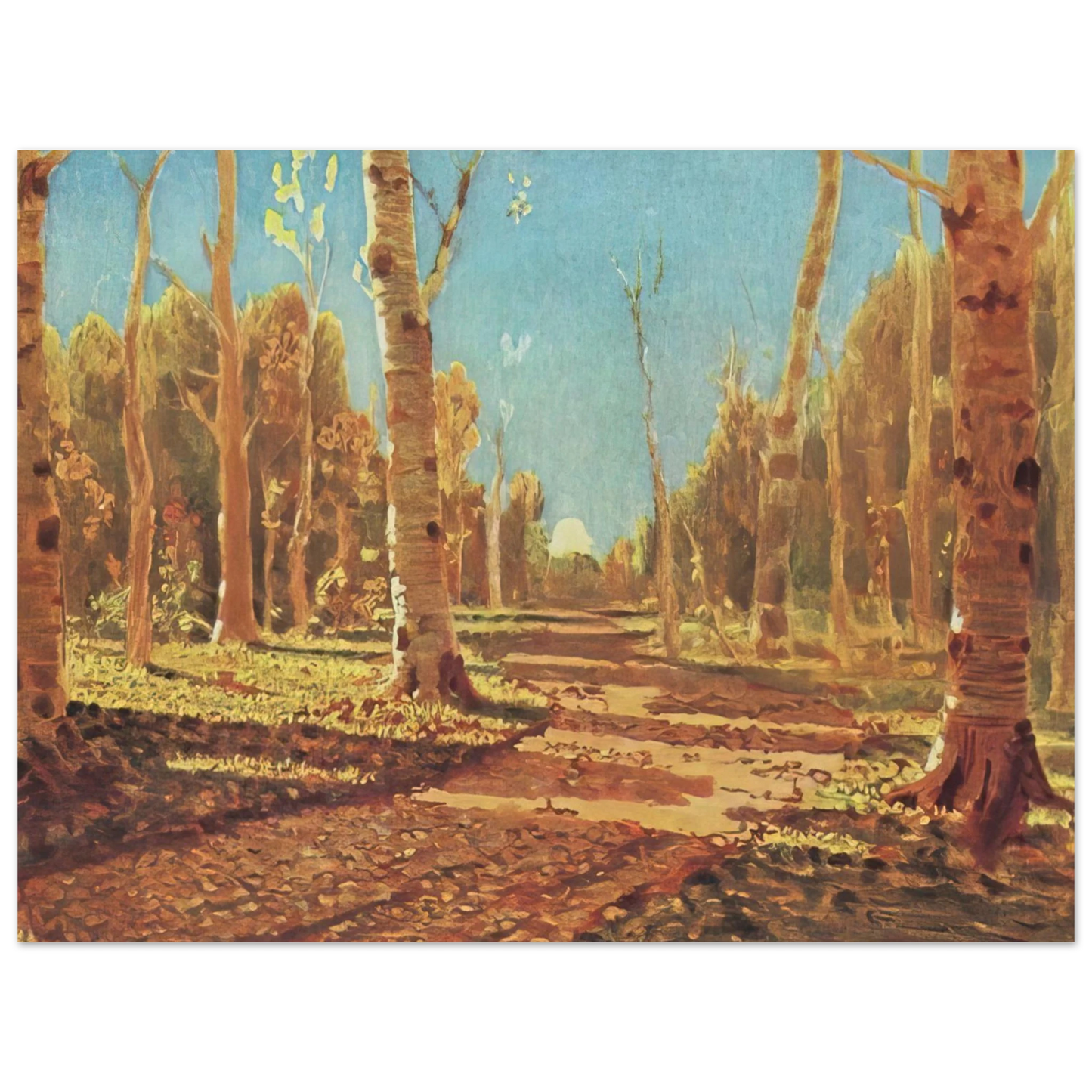 Arkhyp Kuindzhi - A Birch Grove  75x100 cm / 30x40inches Fine Art Poster