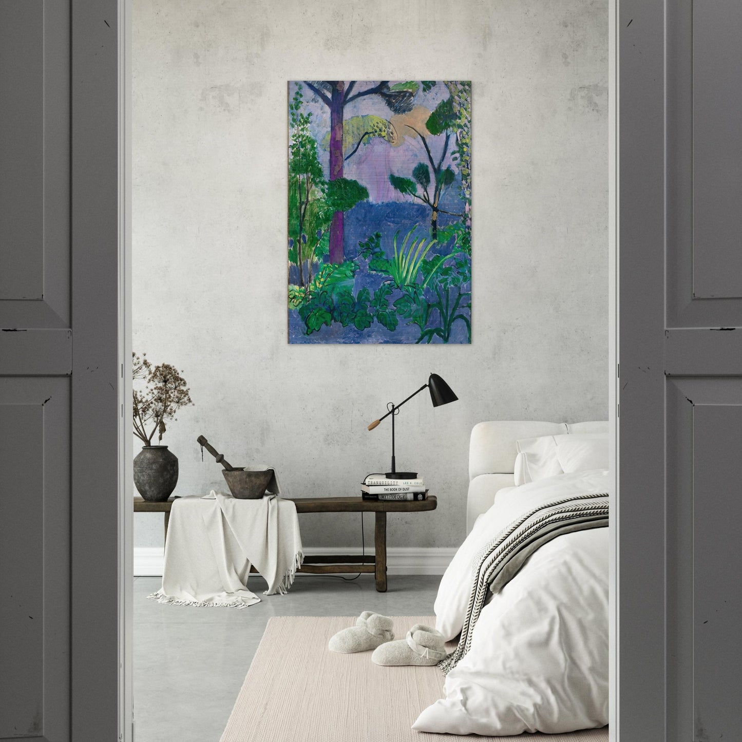 ACANTHUS MOROCCAN LANDSCAPE 1912 - Henri Matisse Brushed Aluminum Print - 70x100 cm / 28x40 inches | Henri Matisse Aluminum Print | Henri Matisse Prints