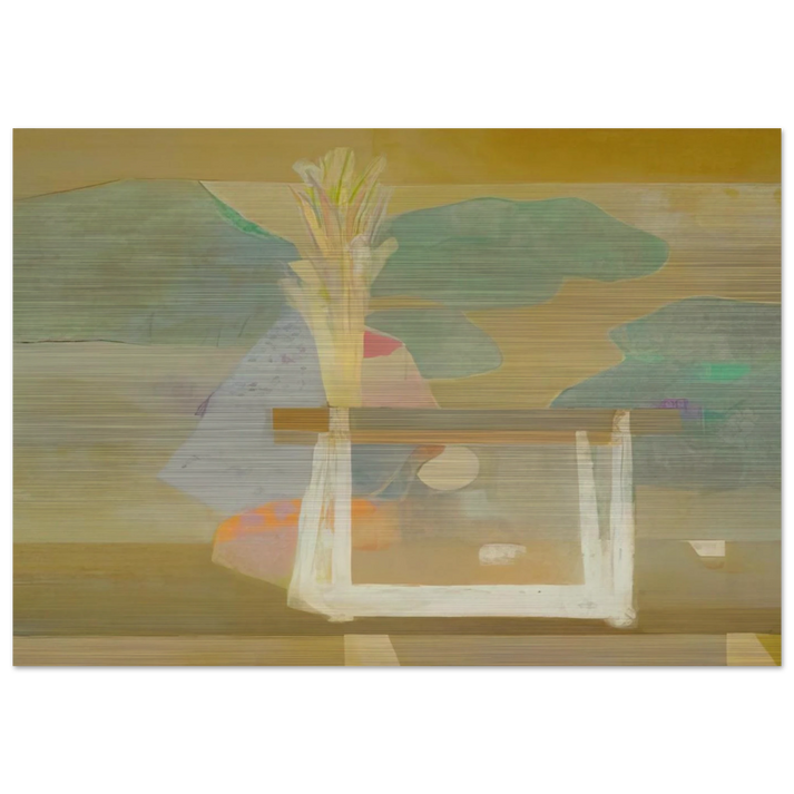 A Well - 1966 - Kenzo Okada Brushed Aluminum Print - 70x100 cm / 28x40 inches | Kenzo Okada Aluminum Print | Kenzo Okada Prints