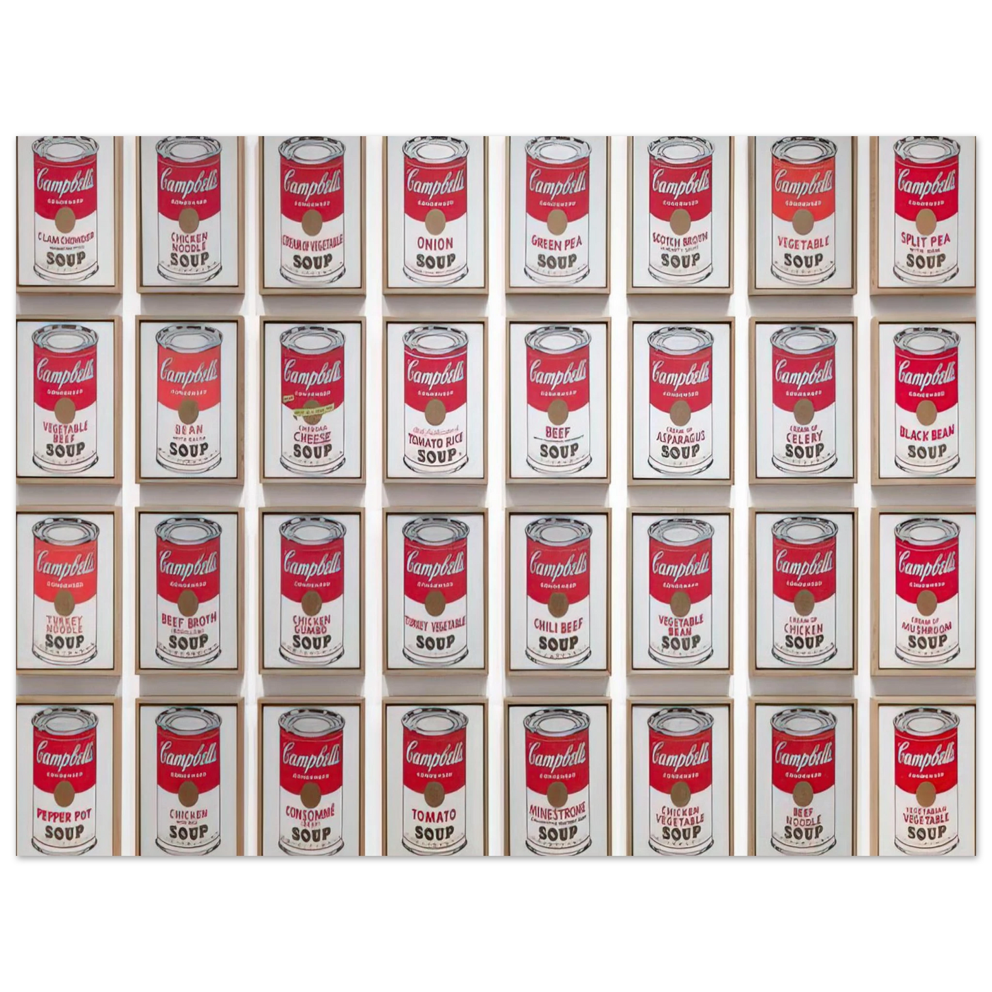 Andy Warhol - Campbell's Soup Cans Fine Art Poster