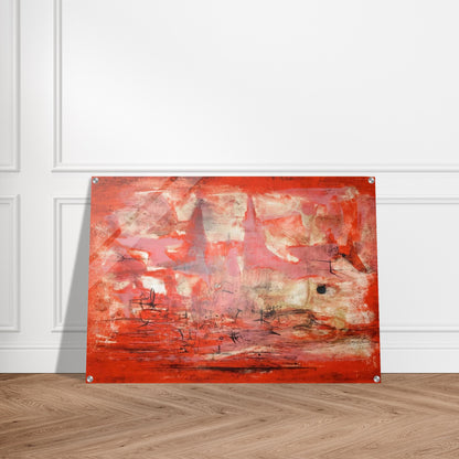 EMBRASEMENT 1954 - Zao Wou-Ki Acrylic Print - 70x100 cm / 28x40″ inches