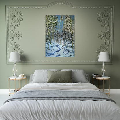 Shadow - Contemporary Realism - Neil Welliver Brushed Aluminum Print - 70x100 cm / 28x40 inches | Neil Welliver Aluminum Print | Neil Welliver Prints