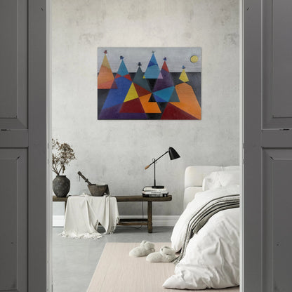 Untitled Mountains - 1955 - Omar Rayo Brushed Aluminum Print - 70x100 cm / 28x40 inches | Omar Rayo Aluminum Print | Omar Rayo Prints