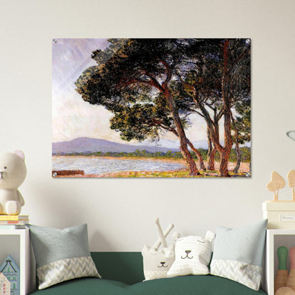 Beach in Juan-les-Pins - claude monet Acrylic Print - 70x100 cm / 28x40″ inches