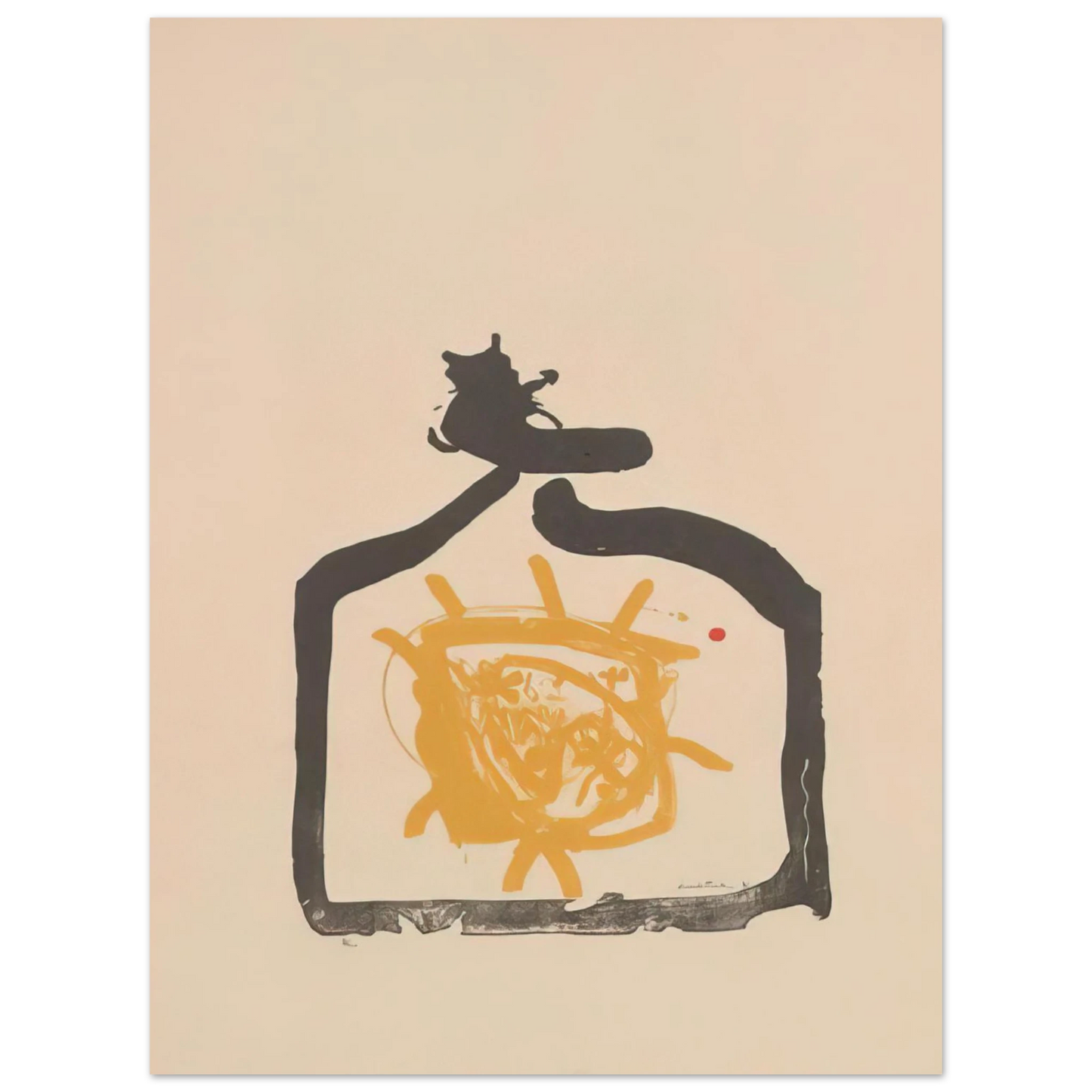 Helen Frankenthaler - May 26th Backwards - 1961 Wall art - 20x25 cm / 8x10 inches - Premium Wooden Framed Poster With Fine Art Paper-canvas - Wood frame