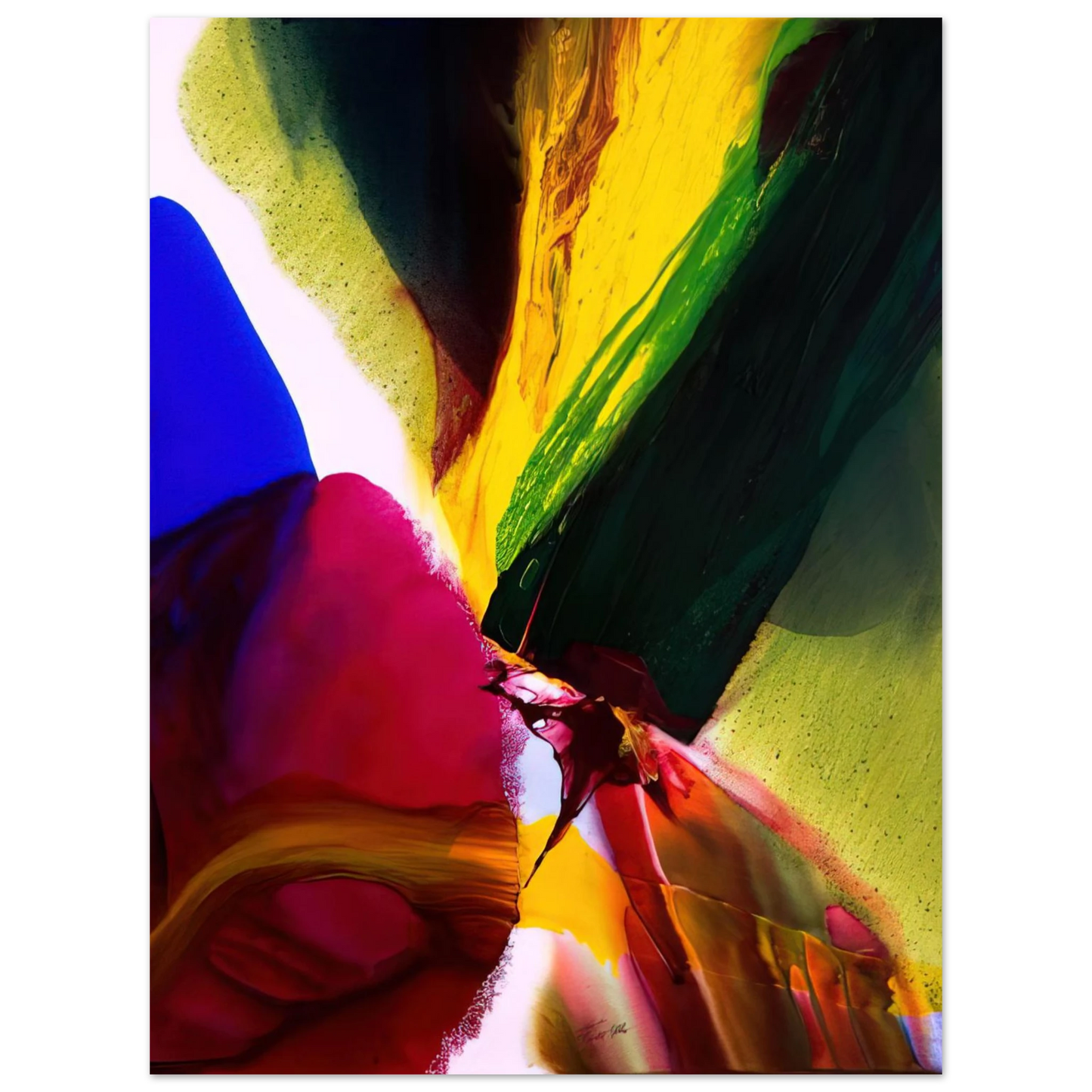 Paul Jenkins - Phenomena Phoenix Equinox  75x100 cm / 30x40inches Fine Art Poster