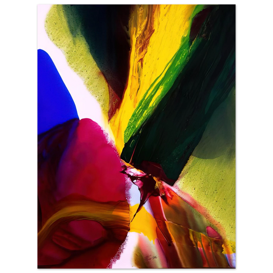 Paul Jenkins - Phenomena Phoenix Equinox  75x100 cm / 30x40inches Fine Art Poster