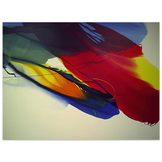 Paul Jenkins - Phenomena Point Swing and Flank - 1964  75x100 cm / 30x40inches Fine Art Poster
