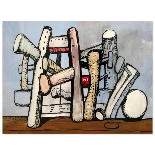 Philip Guston - UNTITLED 1980  75x100 cm / 30x40inches Fine Art Poster