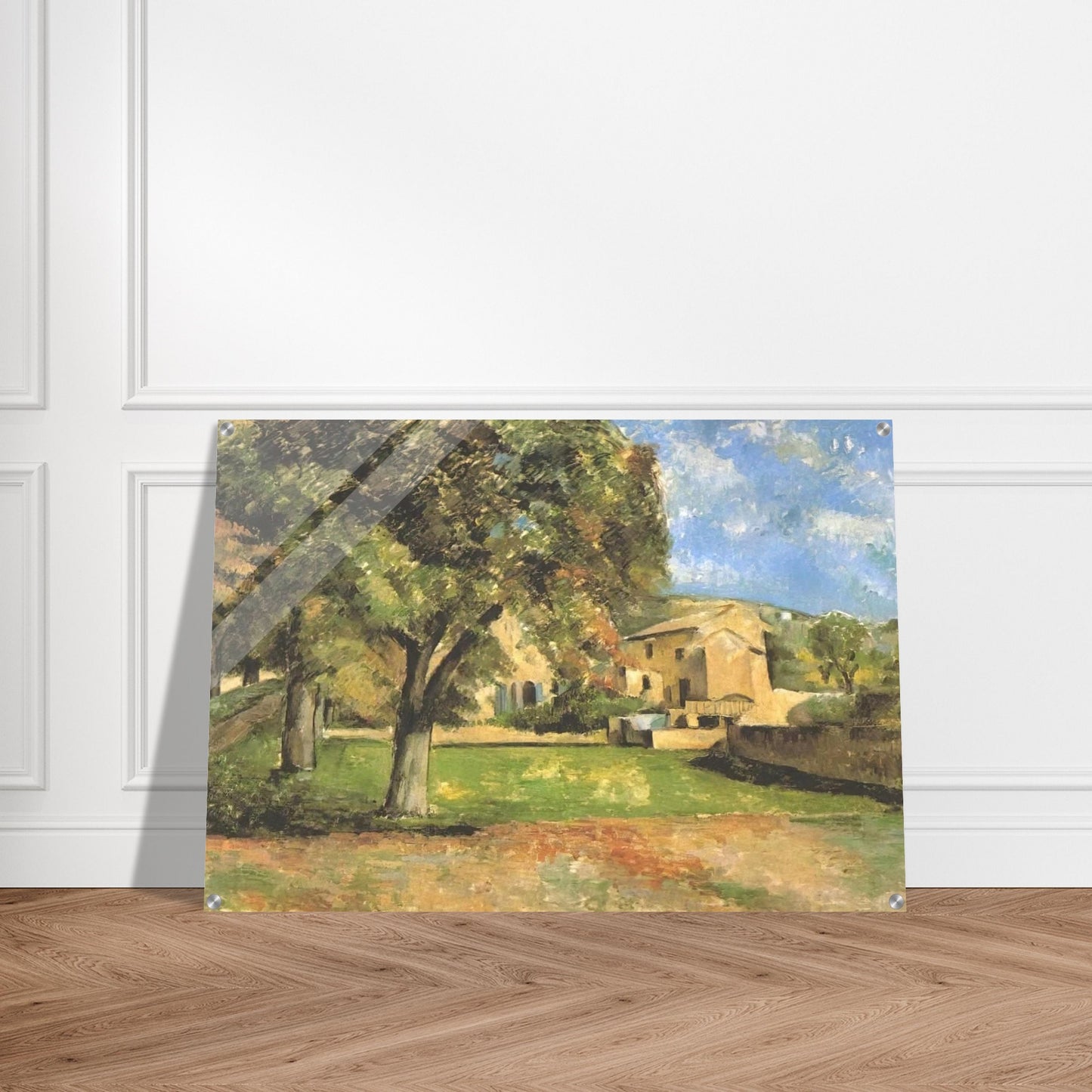 Horse-chestnut-trees in Jas de Bouffan - Paul Cézanne Acrylic Print - 70x100 cm / 28x40″ inches | Paul Cézanne Wall Art | Paul Cézanne Prints