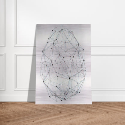 Esfera N° 5 - 1977 - Gego Brushed Aluminum Print - 70x100 cm / 28x40 inches | Gego Aluminum Print | Gego Prints
