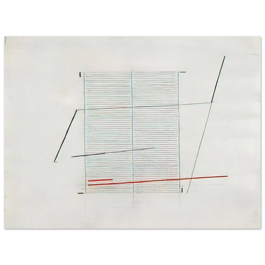Bice Lazzari - Acrilico K - 1979  75x100 cm / 30x40inches Fine Art Poster