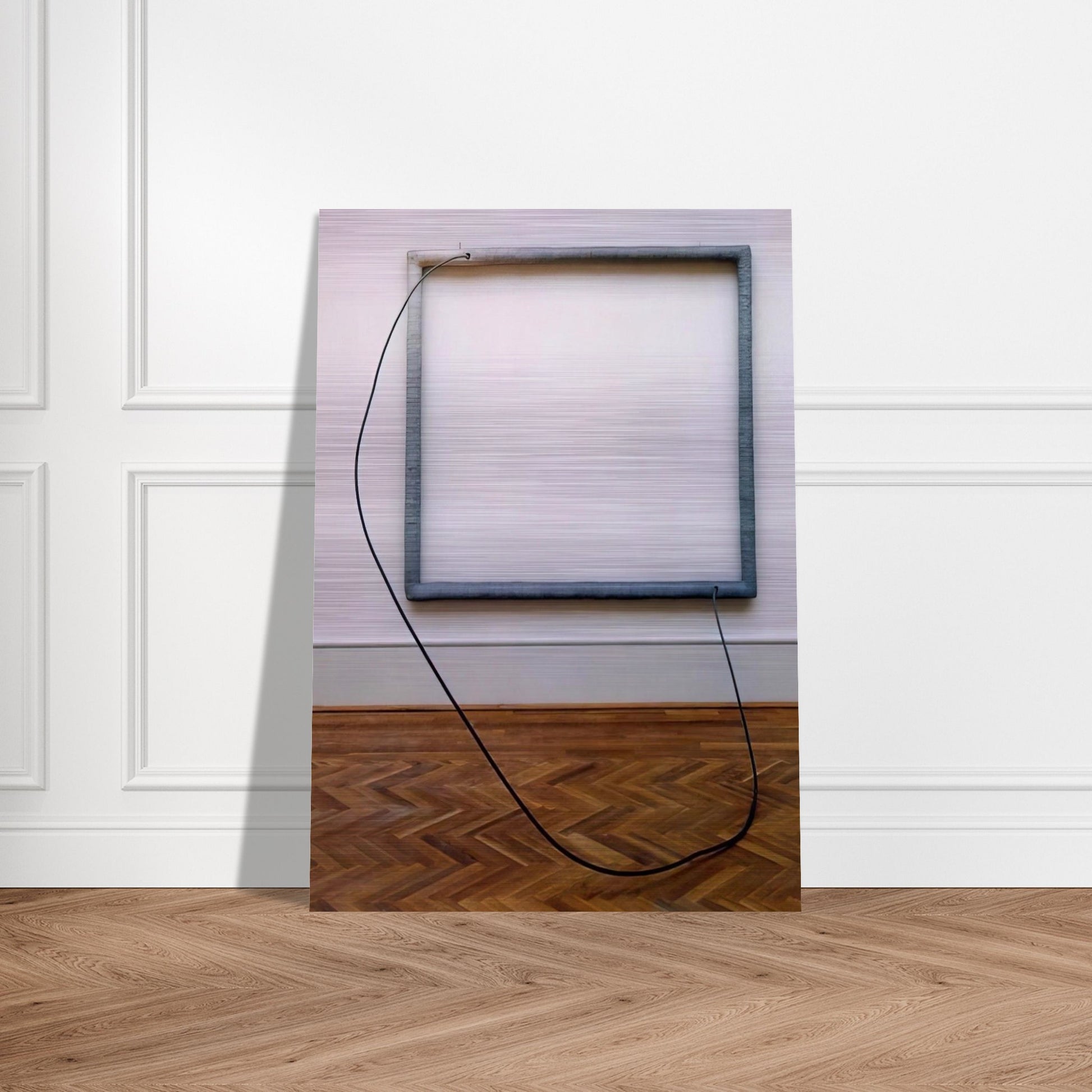 HANG UP 1966 - Eva Hesse Brushed Aluminum Print - 70x100 cm / 28x40 inches | Eva Hesse Aluminum Print | Eva Hesse Prints