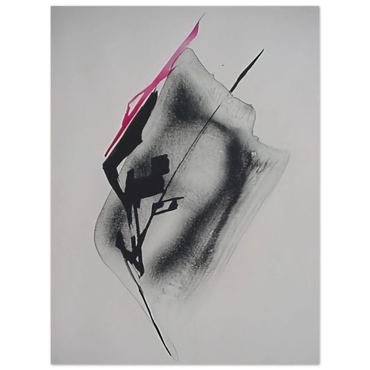 Toko Shinoda - Transparent Shadow - Abstract Expressionism  75x100 cm / 30x40inches Fine Art Poster