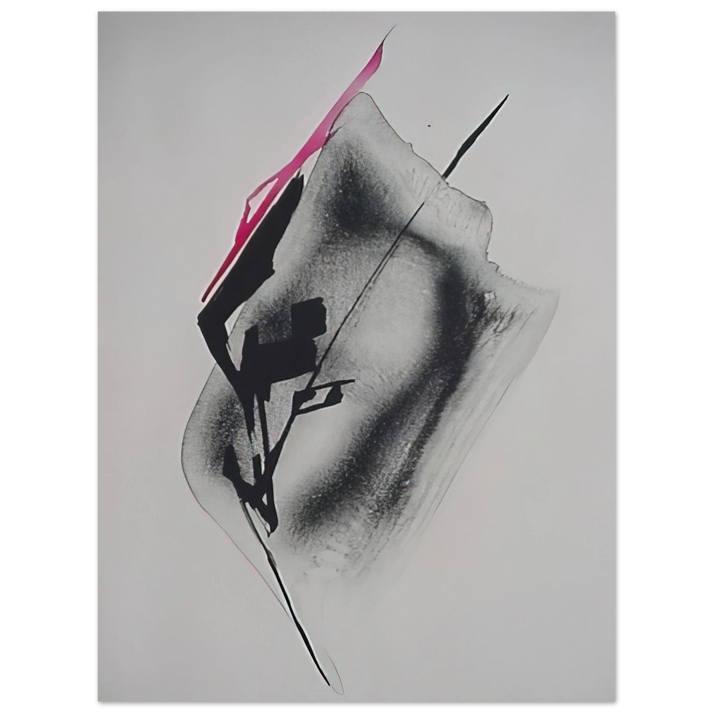 Toko Shinoda - Transparent Shadow - Abstract Expressionism  75x100 cm / 30x40inches Fine Art Poster