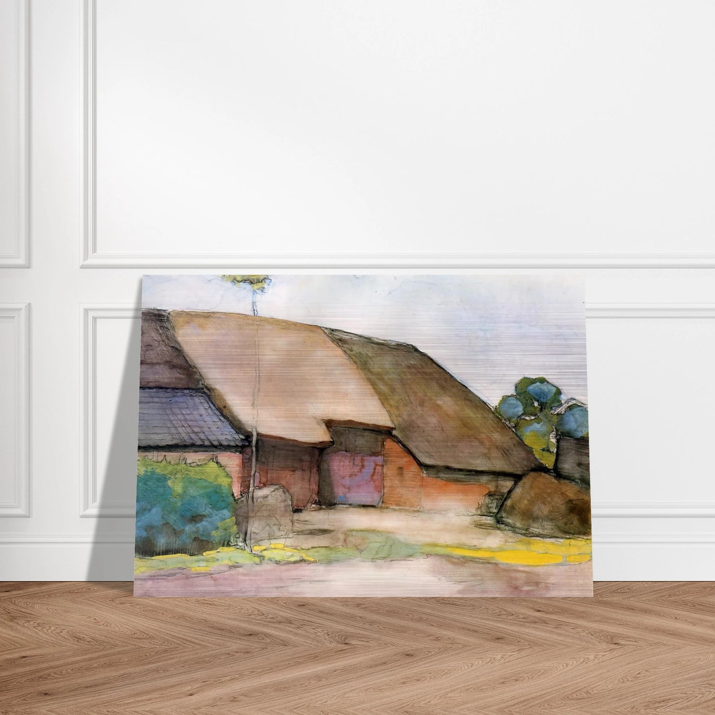 Farm Sun - Piet Mondrian Brushed Aluminum Print - 70x100 cm / 28x40 inches | Piet Mondrian Aluminum Print | Piet Mondrian Prints