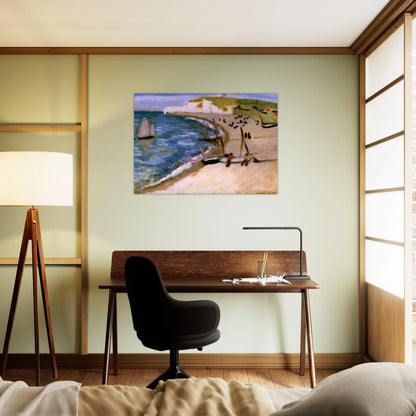 AHT AMONT CLIFFS AT ETRETAT 1921 - Henri Matisse Brushed Aluminum Print - 70x100 cm / 28x40 inches | Henri Matisse Aluminum Print | Henri Matisse Prints
